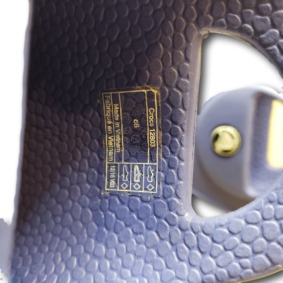 Crocs Kids rain boots blue . size "C 6" - Picture 8 of 8